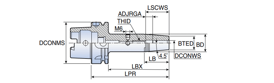 HSK A 63 SRKIN 25X115