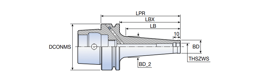 HSK E 40 ODP 10X53